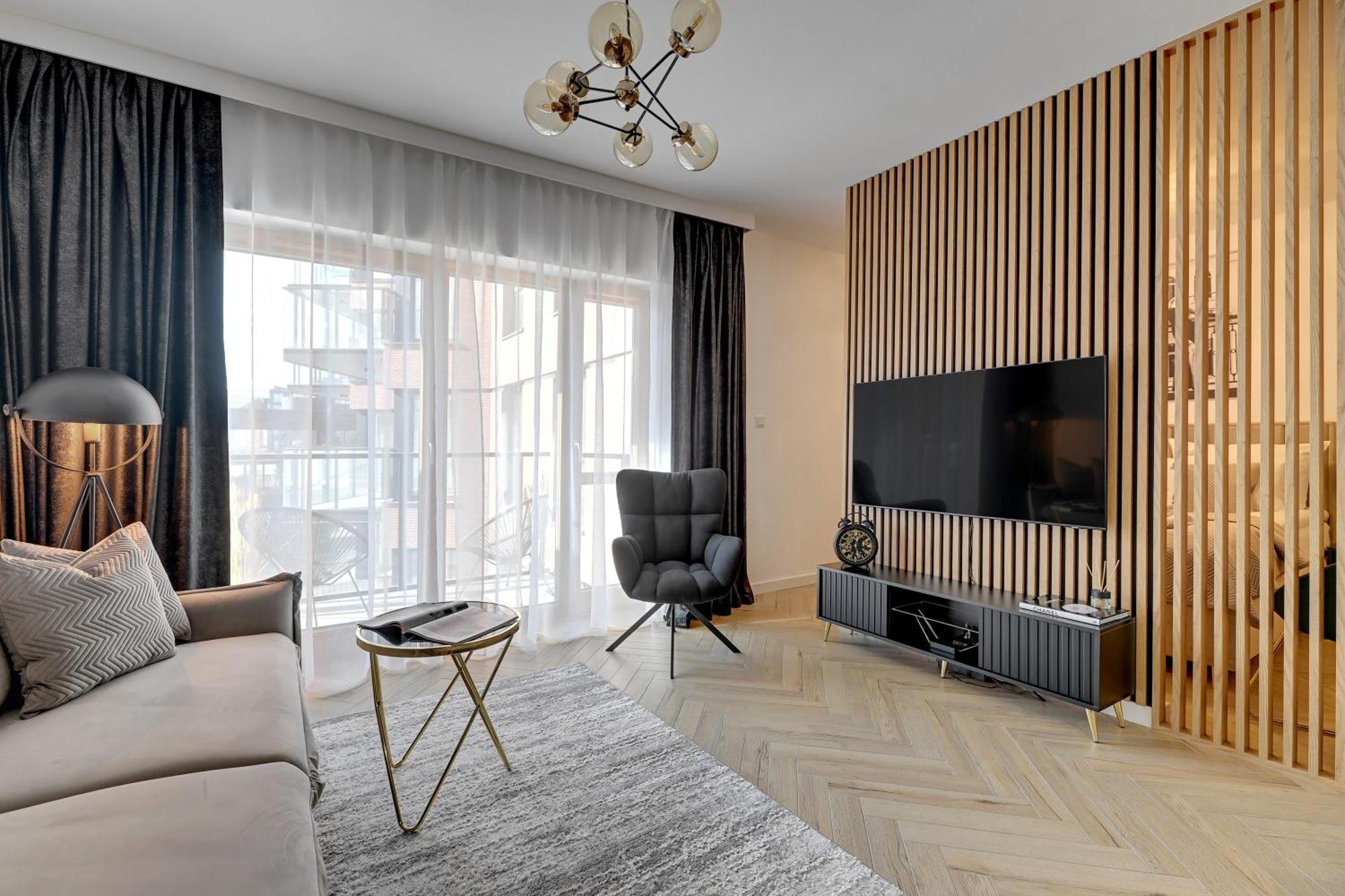 Nadmotlawie Estate Gym, Sauna & Parking By Downtown Apartments Gdansk Exterior photo