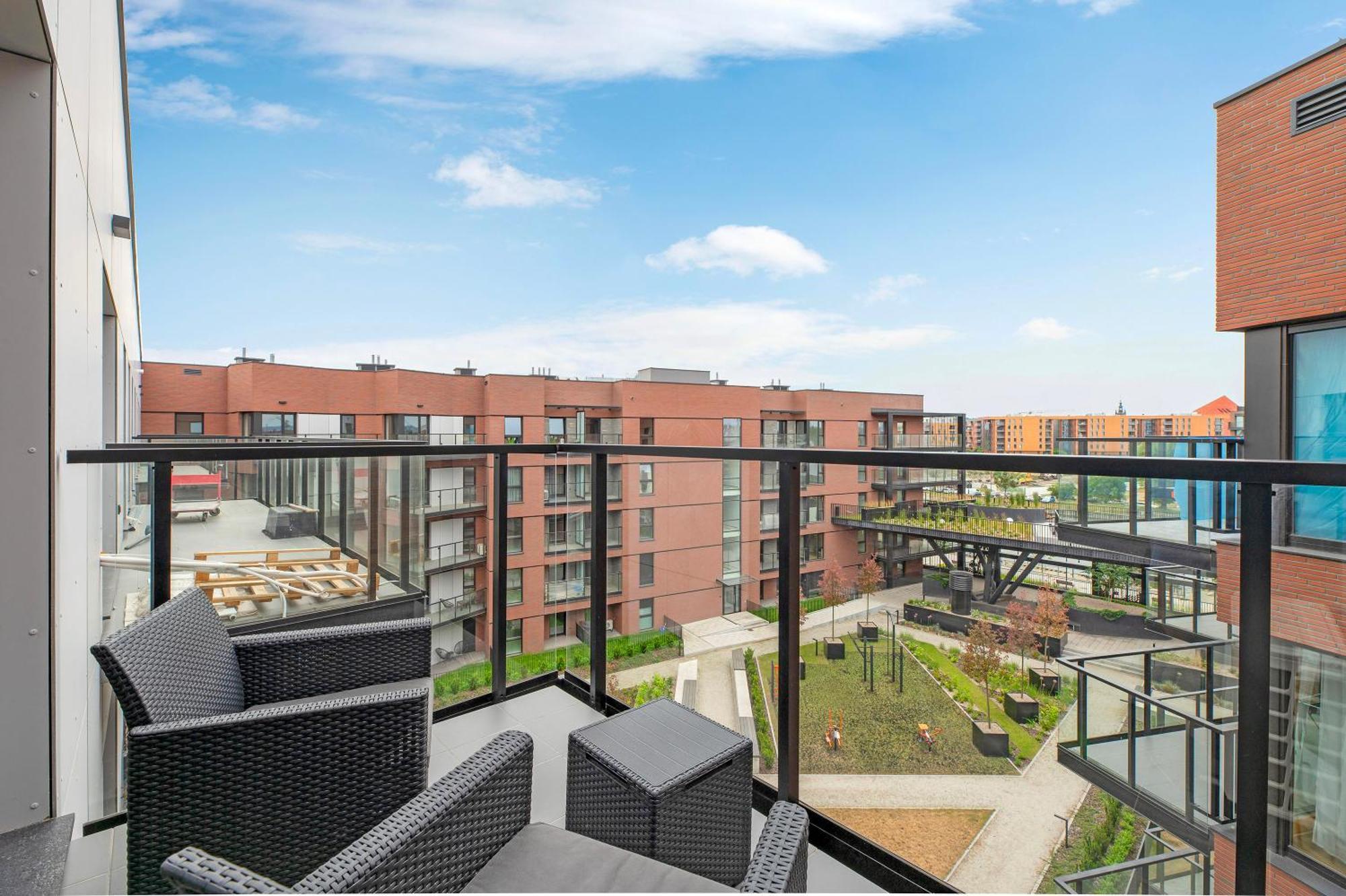 Nadmotlawie Estate Gym, Sauna & Parking By Downtown Apartments Gdansk Exterior photo