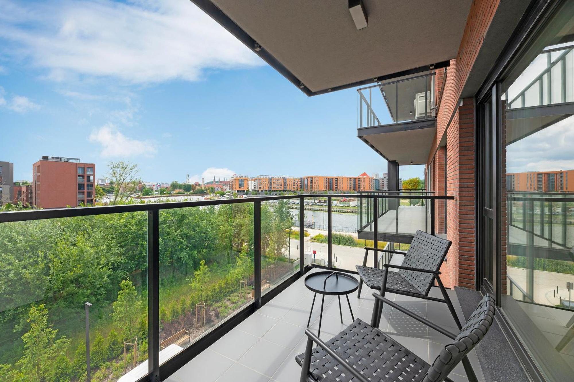 Nadmotlawie Estate Gym, Sauna & Parking By Downtown Apartments Gdansk Exterior photo